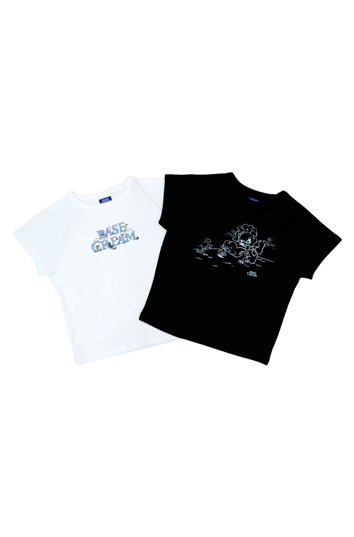 베이스크림(BASECREAM) BCxBRR BABY TEE_IVORY