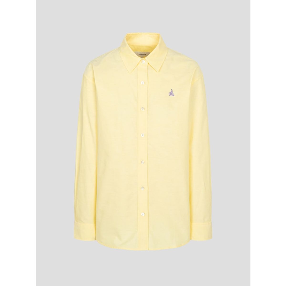 빈폴 레이디스(BEANPOLE LADIES) 옥스포드 오버핏 셔츠  옐로우 (BF5864C02E)