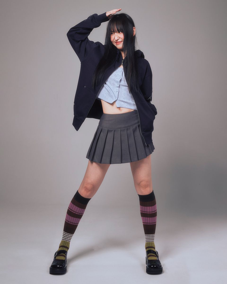 MUSINSA公式 | YOUHEE STAR HOTFIX HOOD ZIP-UP NAVY