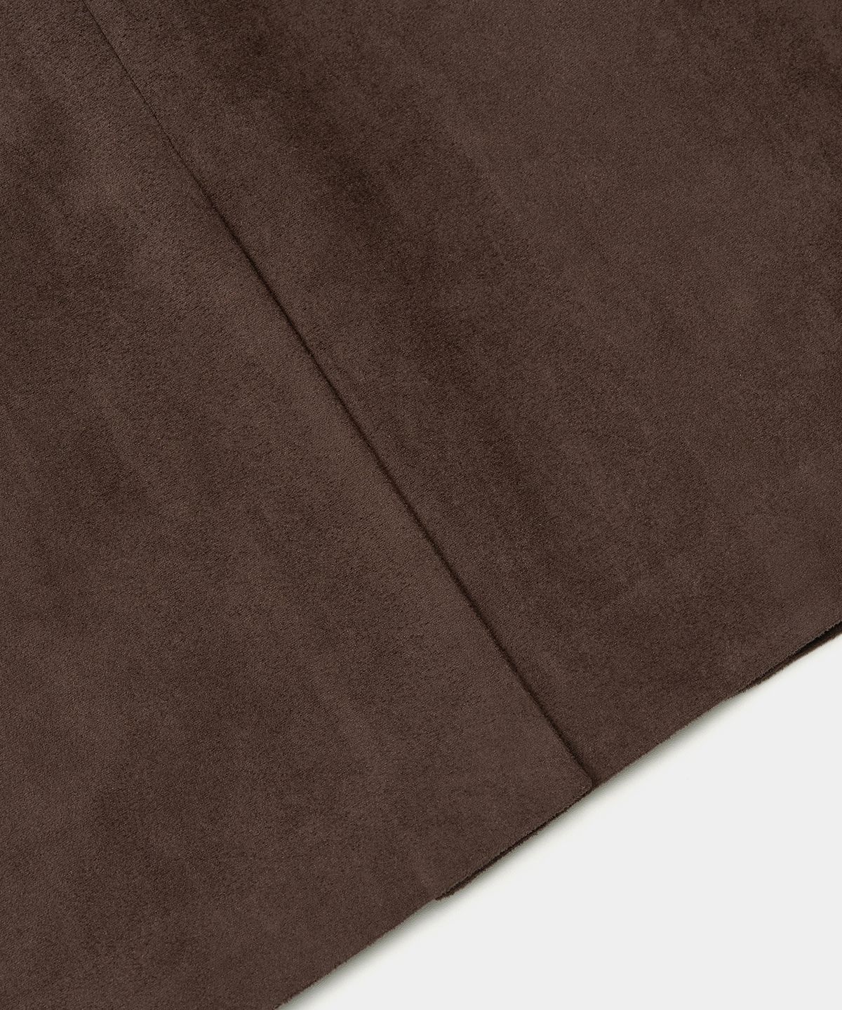 엑스컨테이너(EXCONTAINER) 클래식 버튼 스웨이드 블레이저 (DARK BROWN)