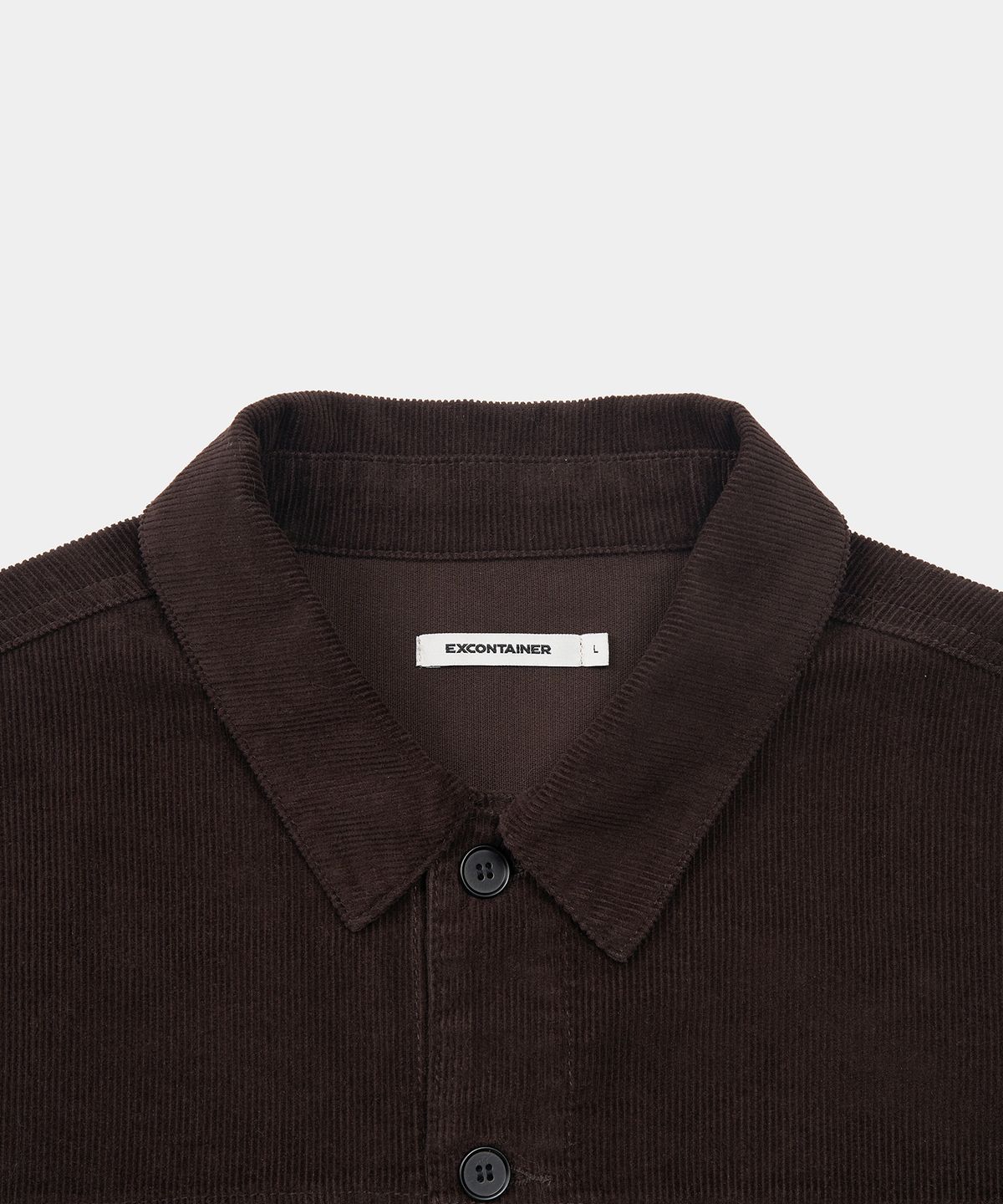 엑스컨테이너(EXCONTAINER) 코듀로이 트러커 자켓 (BROWN)