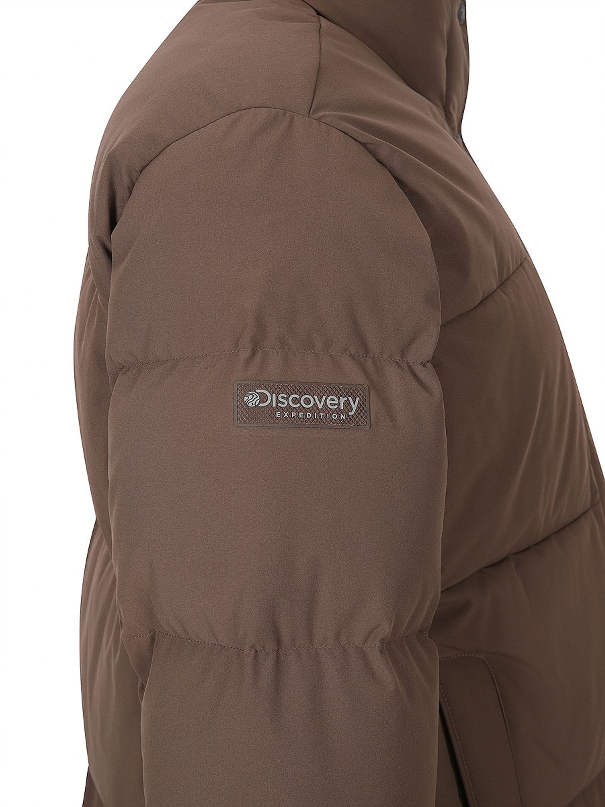 디스커버리 익스페디션(DISCOVERY EXPEDITION) 여성 레스터G 하이넥 구스다운 숏패딩 (D/BROWN)