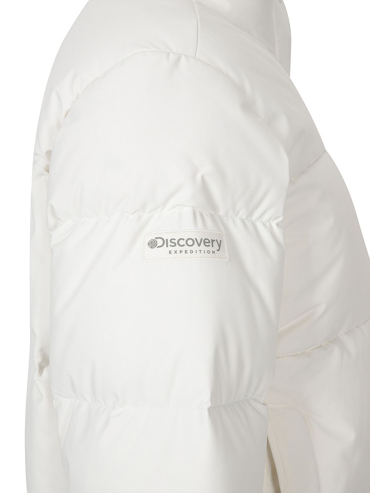 디스커버리 익스페디션(DISCOVERY EXPEDITION) 여성 레스터G 하이넥 구스다운 숏패딩 (CREAM)