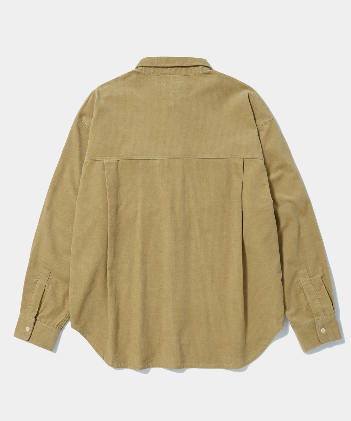 컬럼비아 유니버시티(COLUMBIA UNIVERSITY) TRAJAN LABEL HIDDEN POCKET CORDUROY SHIRTS_BEIGE