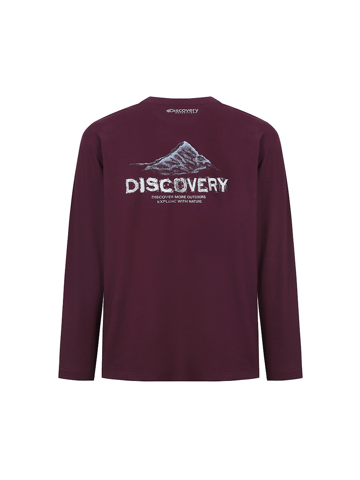 디스커버리 익스페디션(DISCOVERY EXPEDITION) 마운틴 그래픽 기능성 긴팔티 (D/WINE)