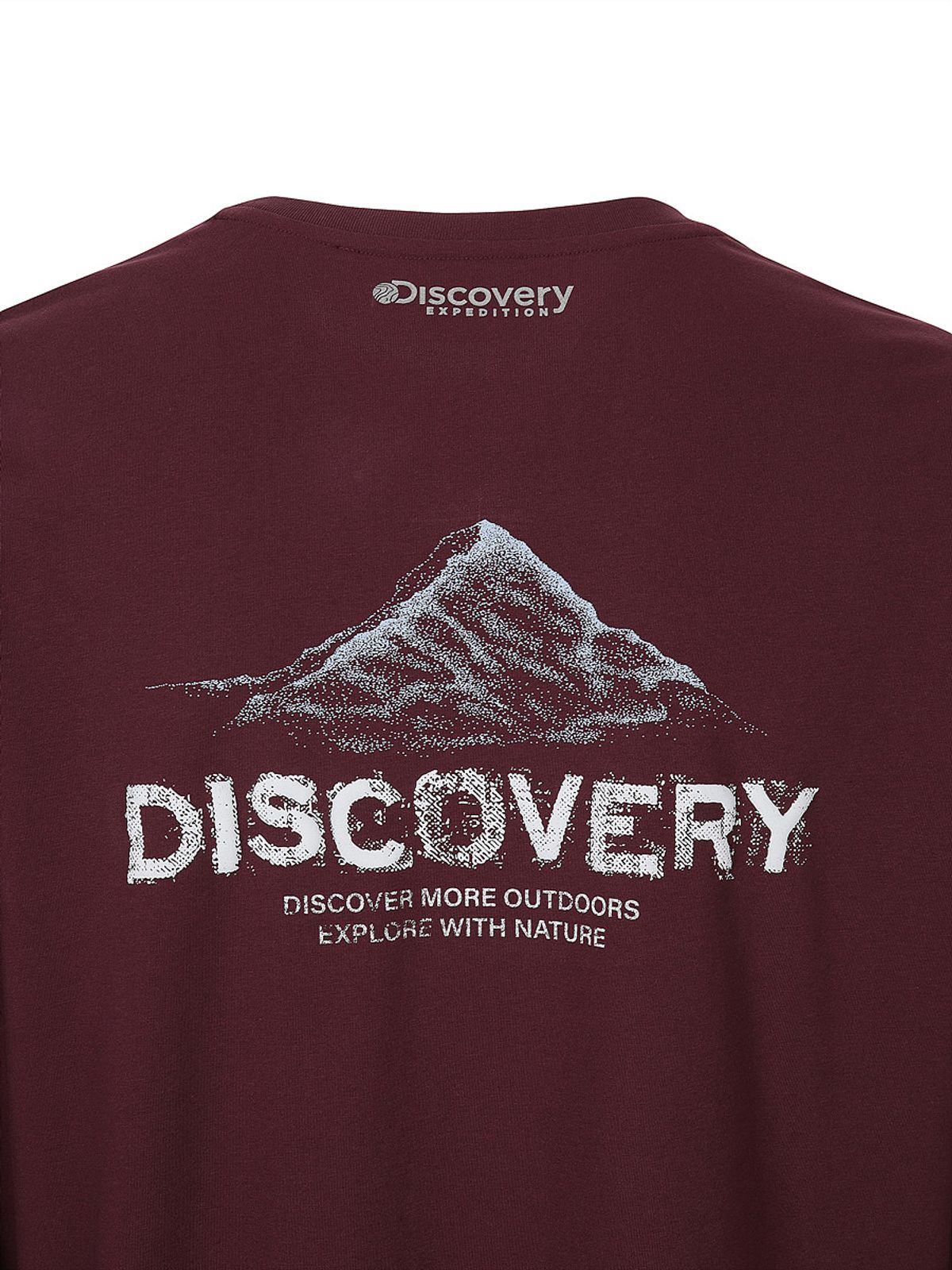 디스커버리 익스페디션(DISCOVERY EXPEDITION) 마운틴 그래픽 기능성 긴팔티 (D/WINE)