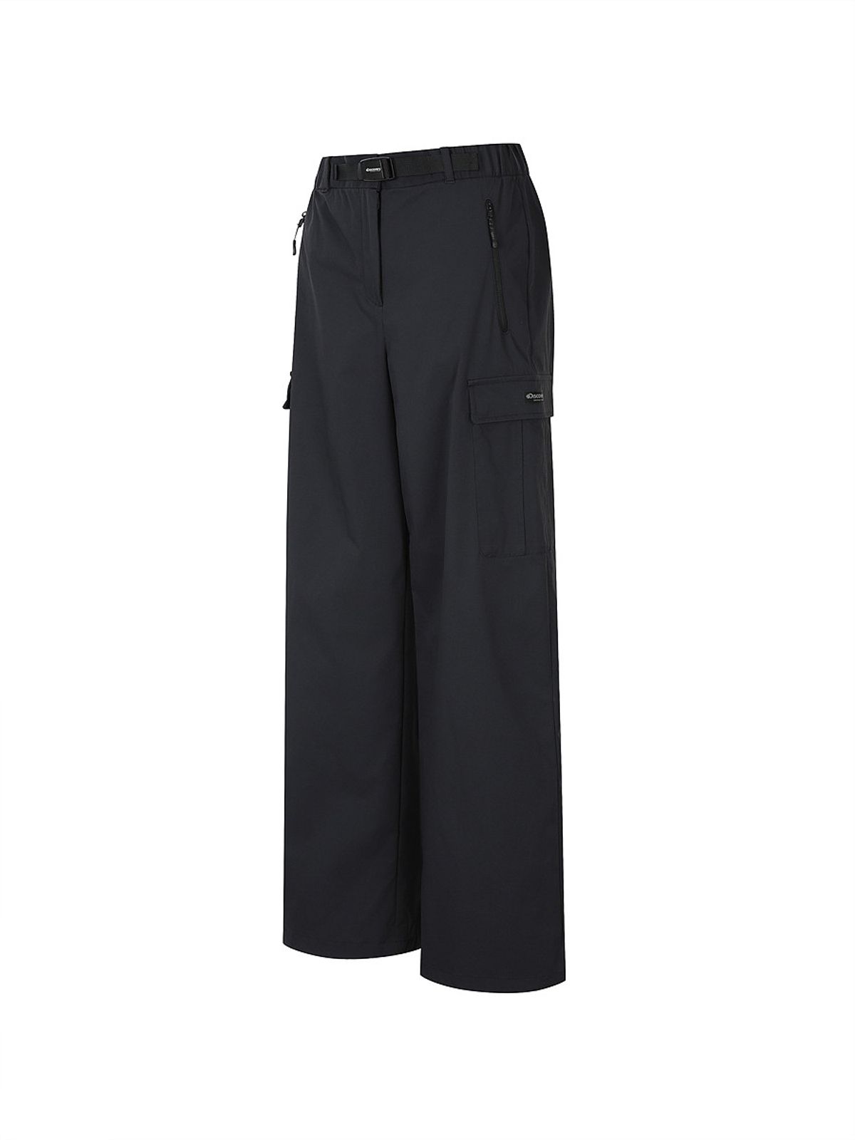 디스커버리 익스페디션(DISCOVERY EXPEDITION) 여성 내추럴 우븐 트레이닝 스트링 팬츠 (BLACK)