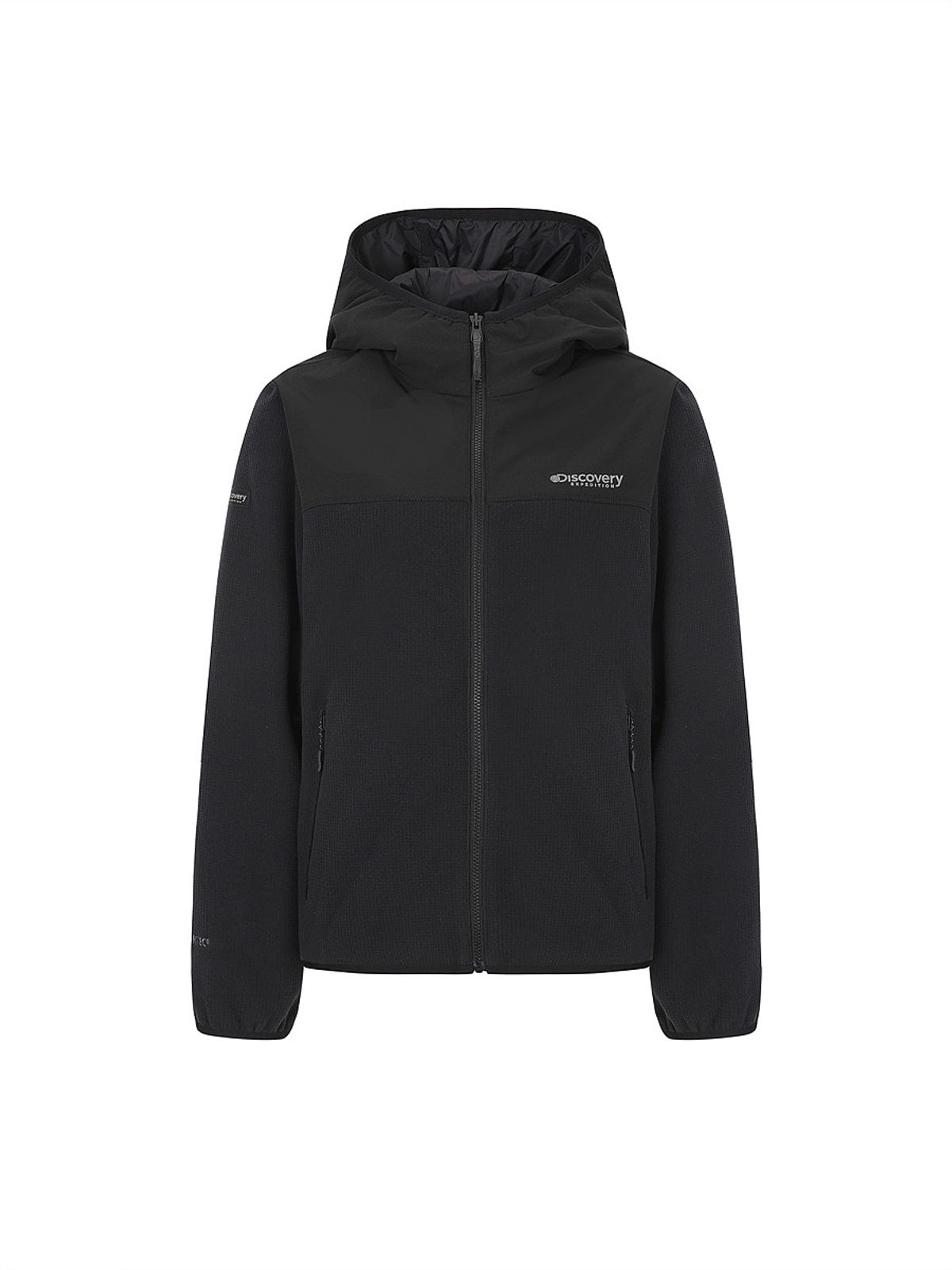 디스커버리 익스페디션(DISCOVERY EXPEDITION) 여성 폴라텍 그리드 플리스 자켓 (BLACK)