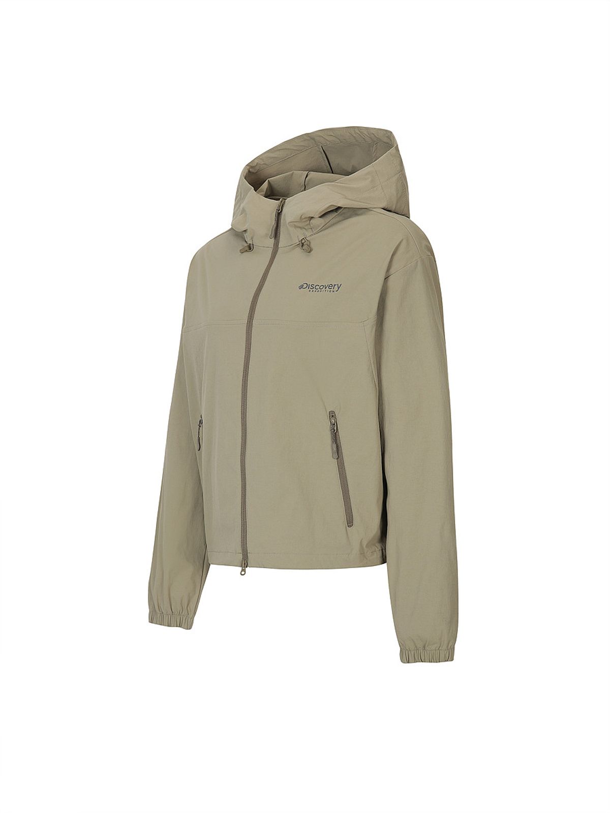 디스커버리 익스페디션(DISCOVERY EXPEDITION) 여성 내추럴 우븐 트레이닝 자켓 (BEIGE)
