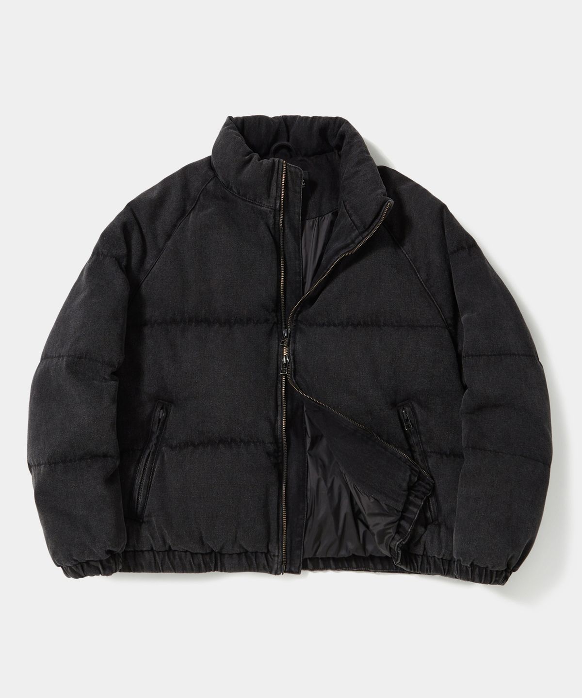 컬럼비아 유니버시티(COLUMBIA UNIVERSITY) NYC DENIM WOMENS PUFFER_GRAY DENIM