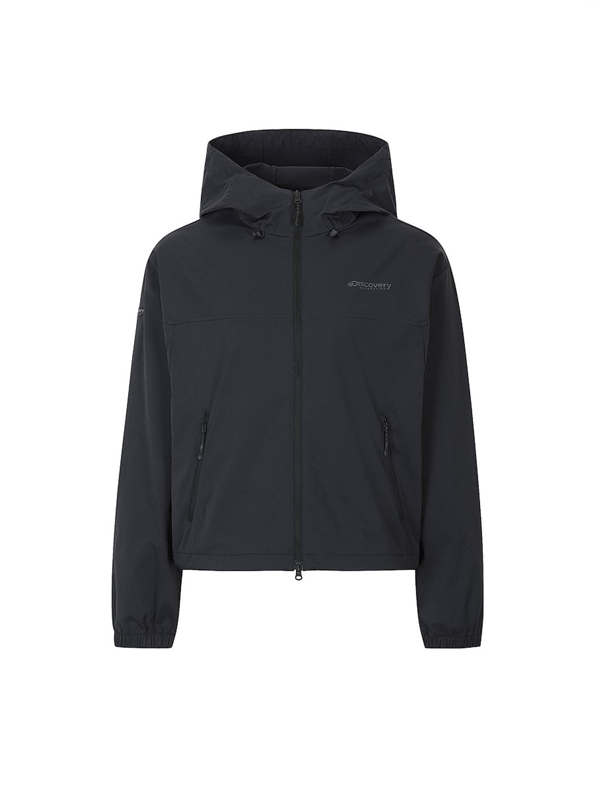 디스커버리 익스페디션(DISCOVERY EXPEDITION) 여성 내추럴 우븐 트레이닝 자켓 (BLACK)