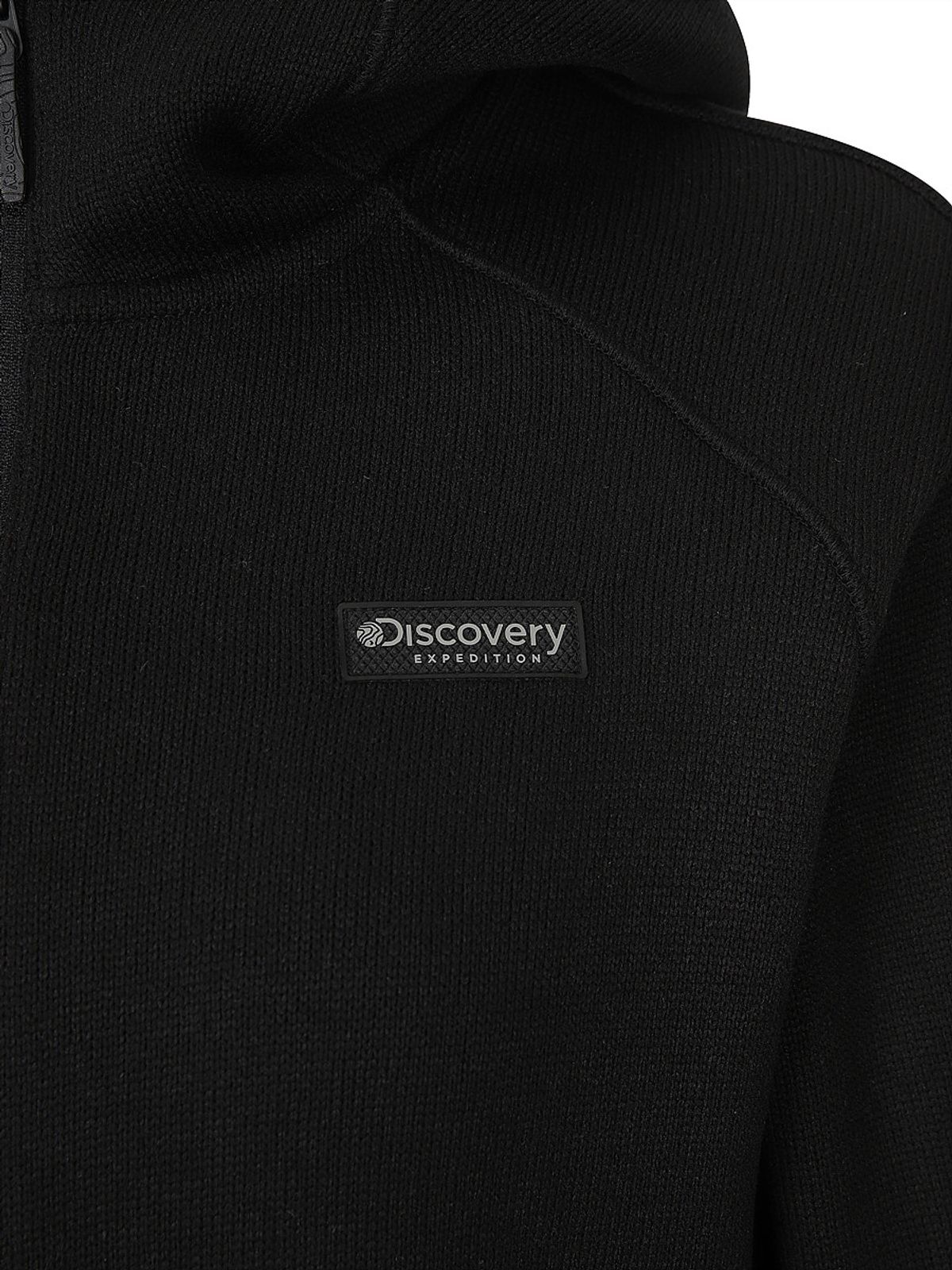 디스커버리 익스페디션(DISCOVERY EXPEDITION) 여성 니트라이크 후드 자켓 (BLACK)