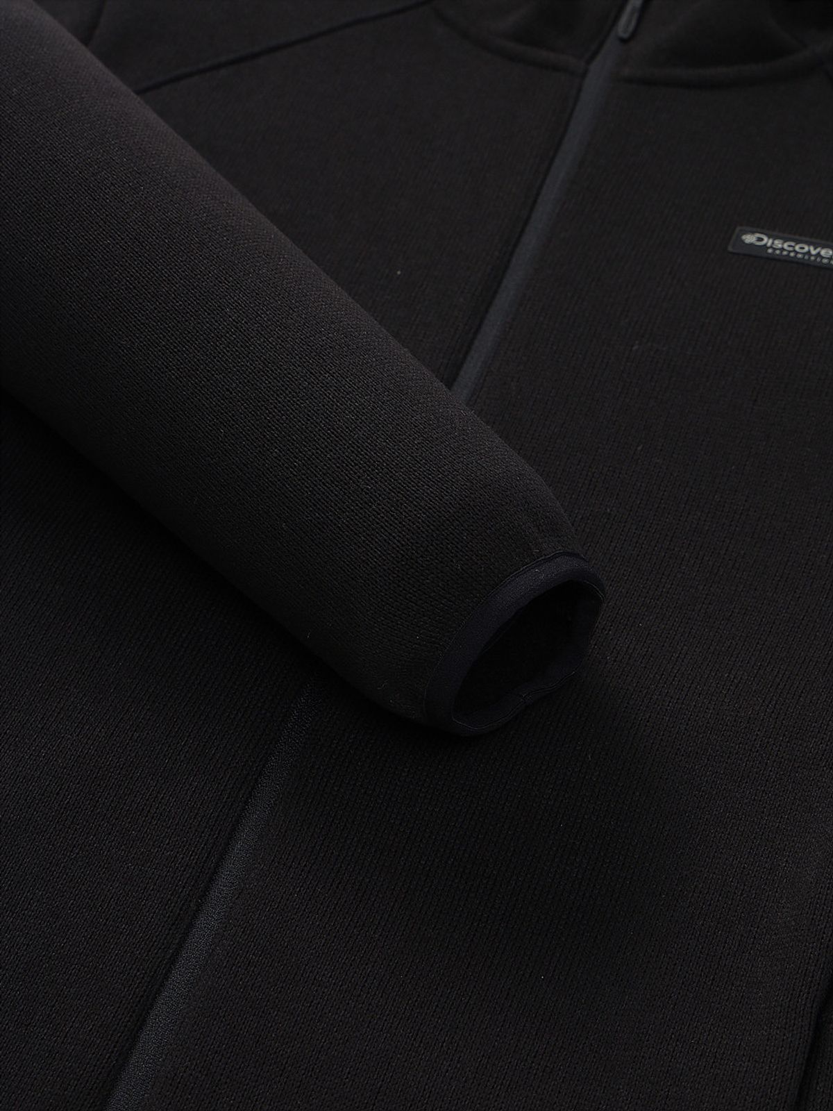 디스커버리 익스페디션(DISCOVERY EXPEDITION) 여성 니트라이크 후드 자켓 (BLACK)