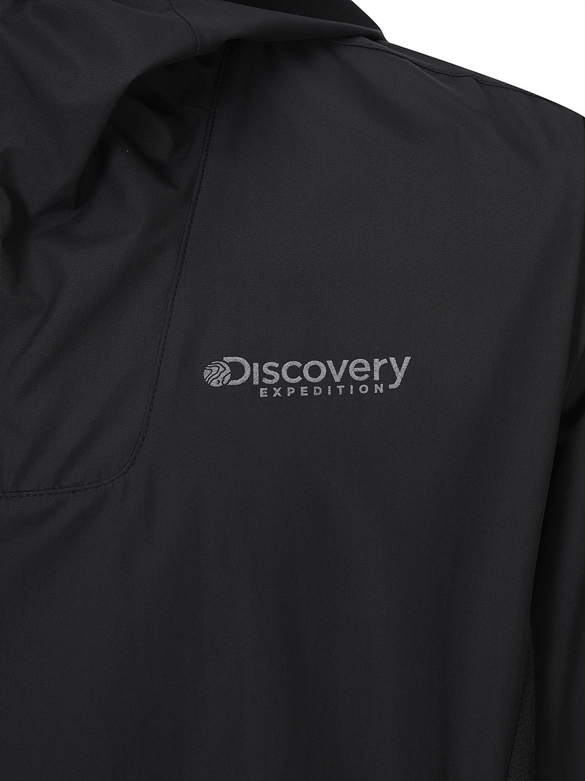 디스커버리 익스페디션(DISCOVERY EXPEDITION) 남성 우븐 메쉬기모 후드티 (BLACK)