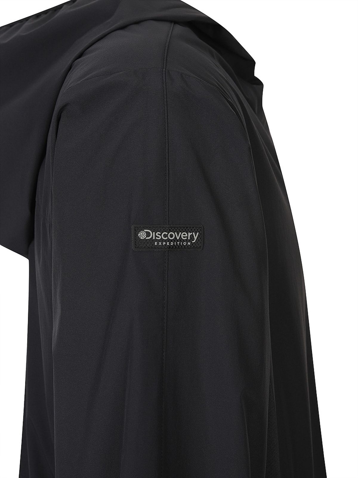 디스커버리 익스페디션(DISCOVERY EXPEDITION) 남성 우븐 메쉬기모 후드티 (BLACK)