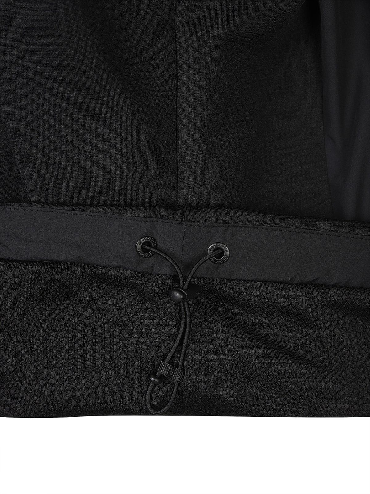 디스커버리 익스페디션(DISCOVERY EXPEDITION) 남성 우븐 메쉬기모 후드티 (BLACK)