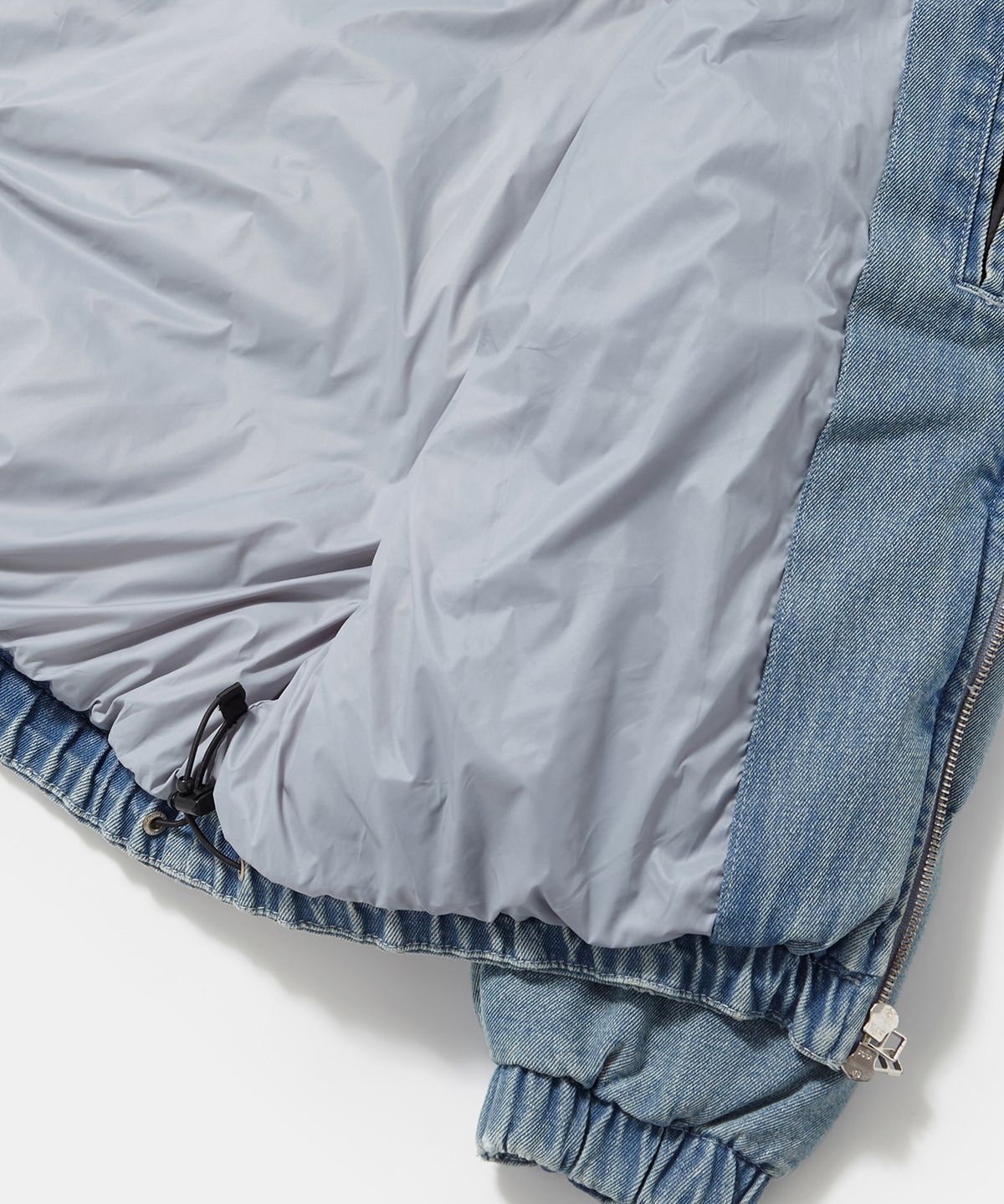 컬럼비아 유니버시티(COLUMBIA UNIVERSITY) NYC DENIM WOMENS PUFFER_LIGHT DENIM
