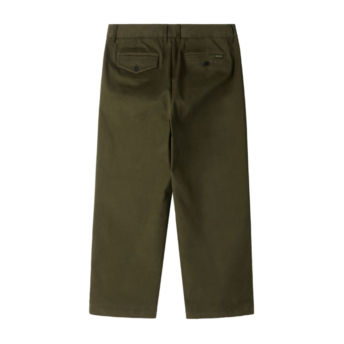 브롬톤 런던(BROMPTON LONDON) BRUSHED TWO TUCK TROUSERS - D/KHAKI (P254MPT435)