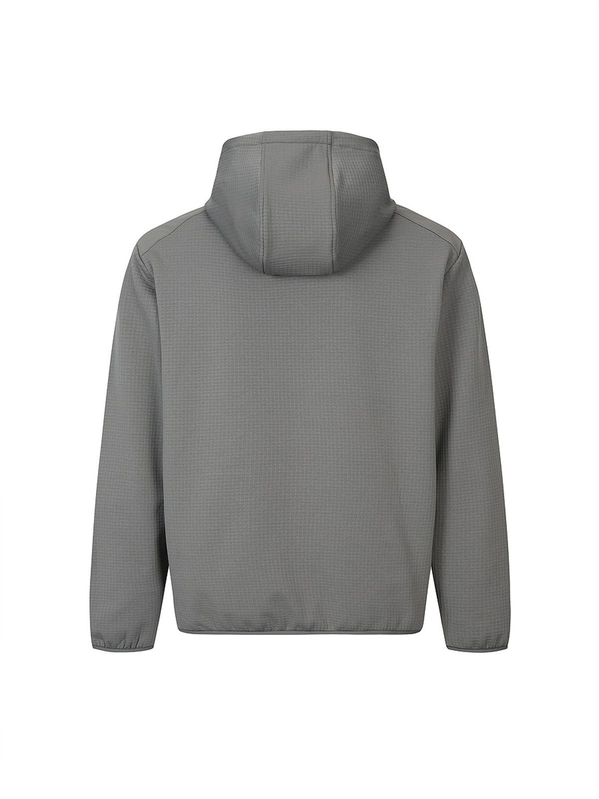 디스커버리 익스페디션(DISCOVERY EXPEDITION) 아웃도어 그리드 기모 후드티 (GREY)