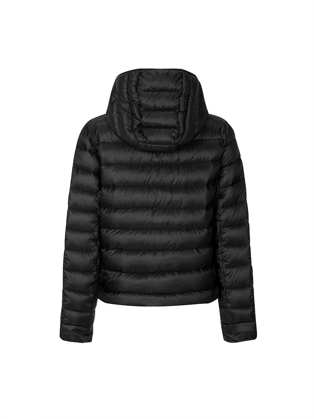 디스커버리 익스페디션(DISCOVERY EXPEDITION) 여성 올버트 후드 구스다운 경량패딩 (BLACK)