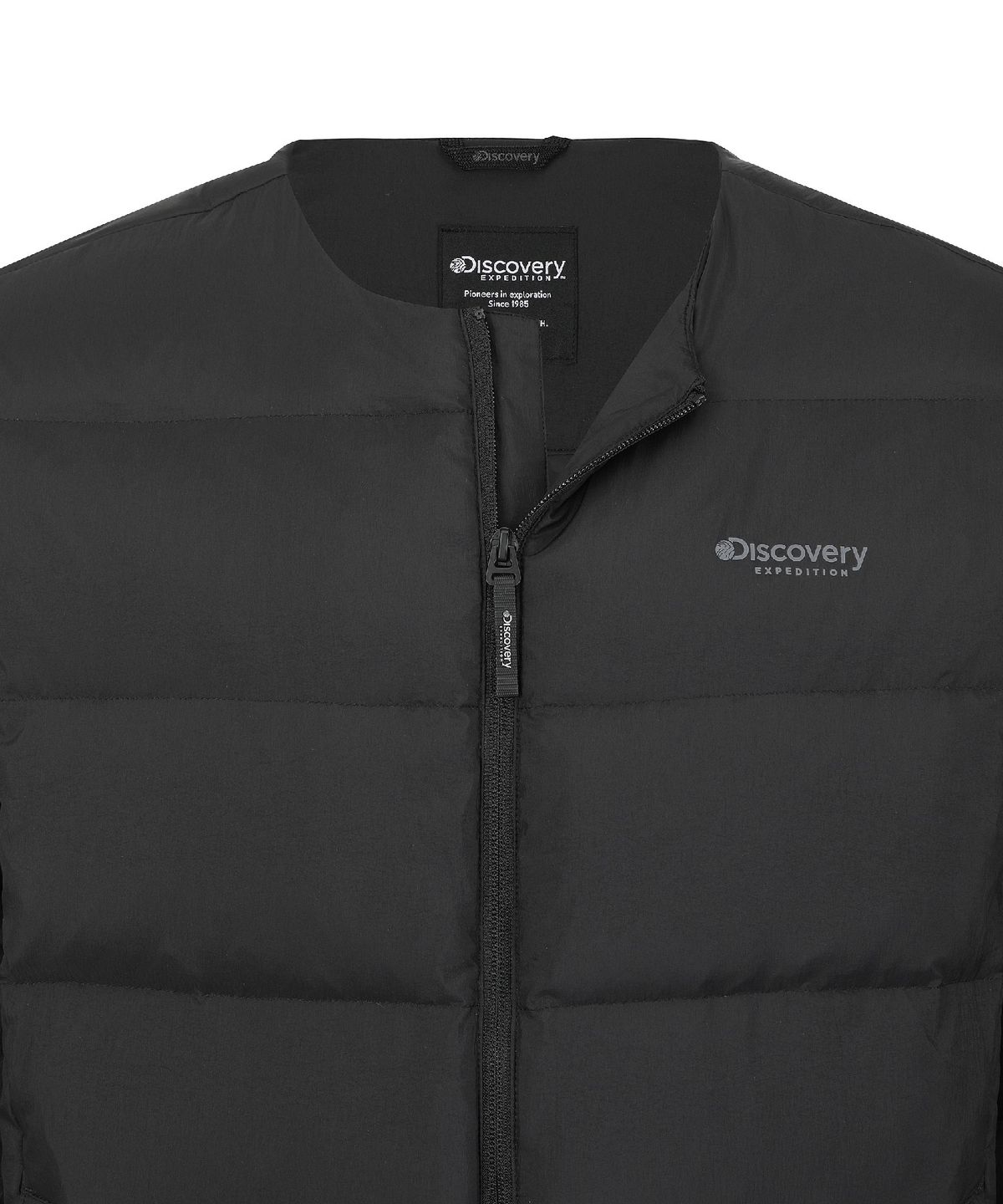 디스커버리 익스페디션(DISCOVERY EXPEDITION) 남성 픽토르U 구스다운 경량패딩 (BLACK)