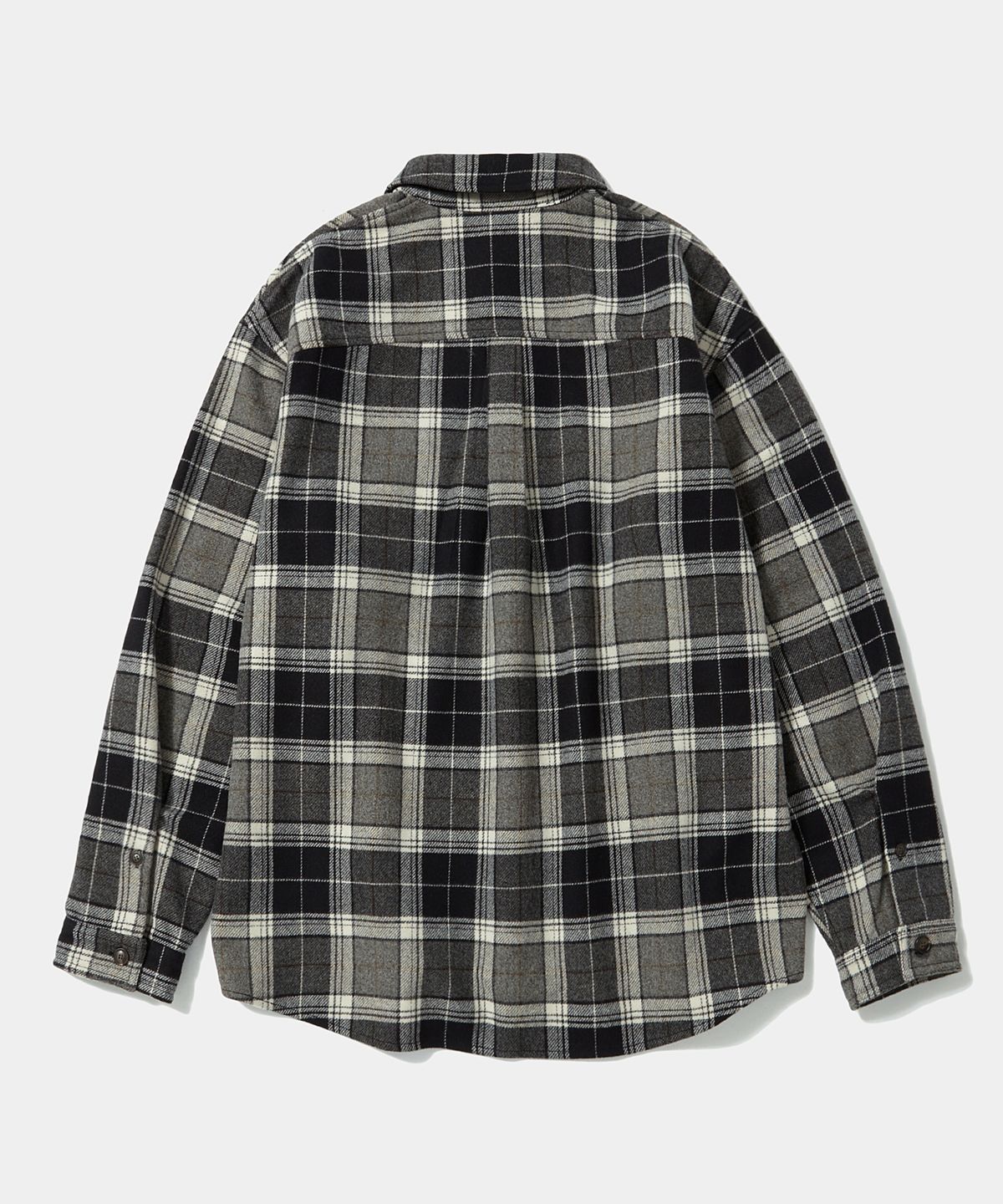 컬럼비아 유니버시티(COLUMBIA UNIVERSITY) NY STREET TAIL HEAVY CHECK SHIRTS_GRAY