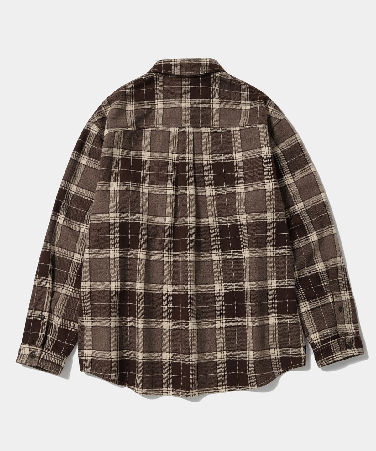 컬럼비아 유니버시티(COLUMBIA UNIVERSITY) NY STREET TAIL HEAVY CHECK SHIRTS_VINTAGE BROWN