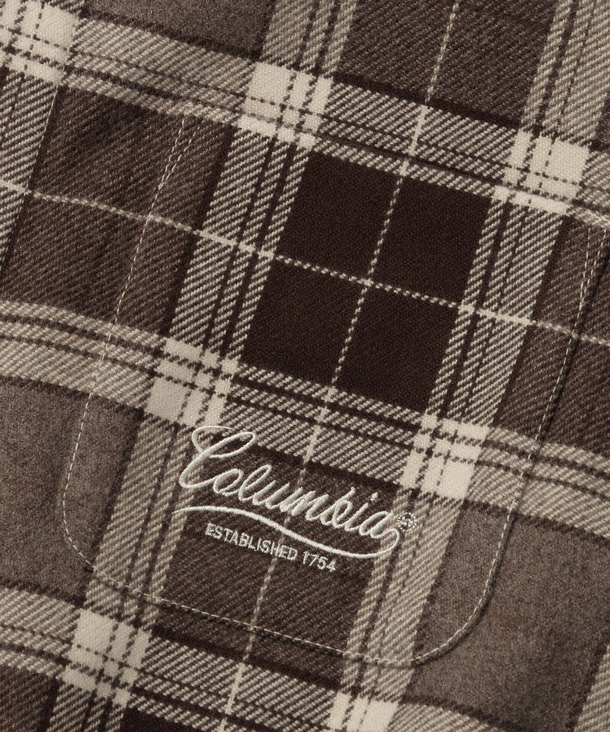 컬럼비아 유니버시티(COLUMBIA UNIVERSITY) NY STREET TAIL HEAVY CHECK SHIRTS_VINTAGE BROWN