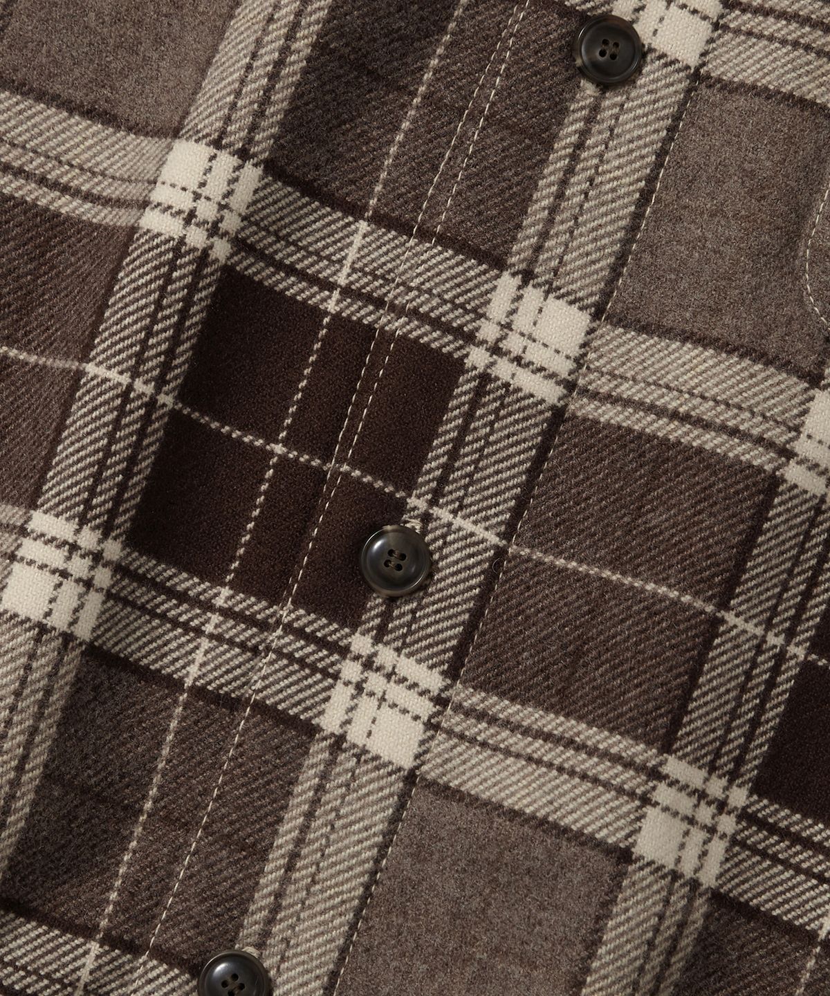 컬럼비아 유니버시티(COLUMBIA UNIVERSITY) NY STREET TAIL HEAVY CHECK SHIRTS_VINTAGE BROWN