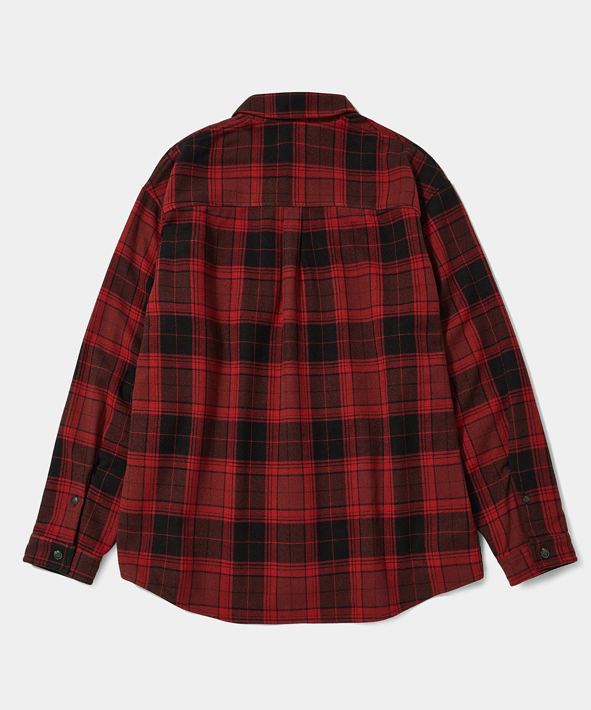 컬럼비아 유니버시티(COLUMBIA UNIVERSITY) NY STREET TAIL HEAVY CHECK SHIRTS_RED