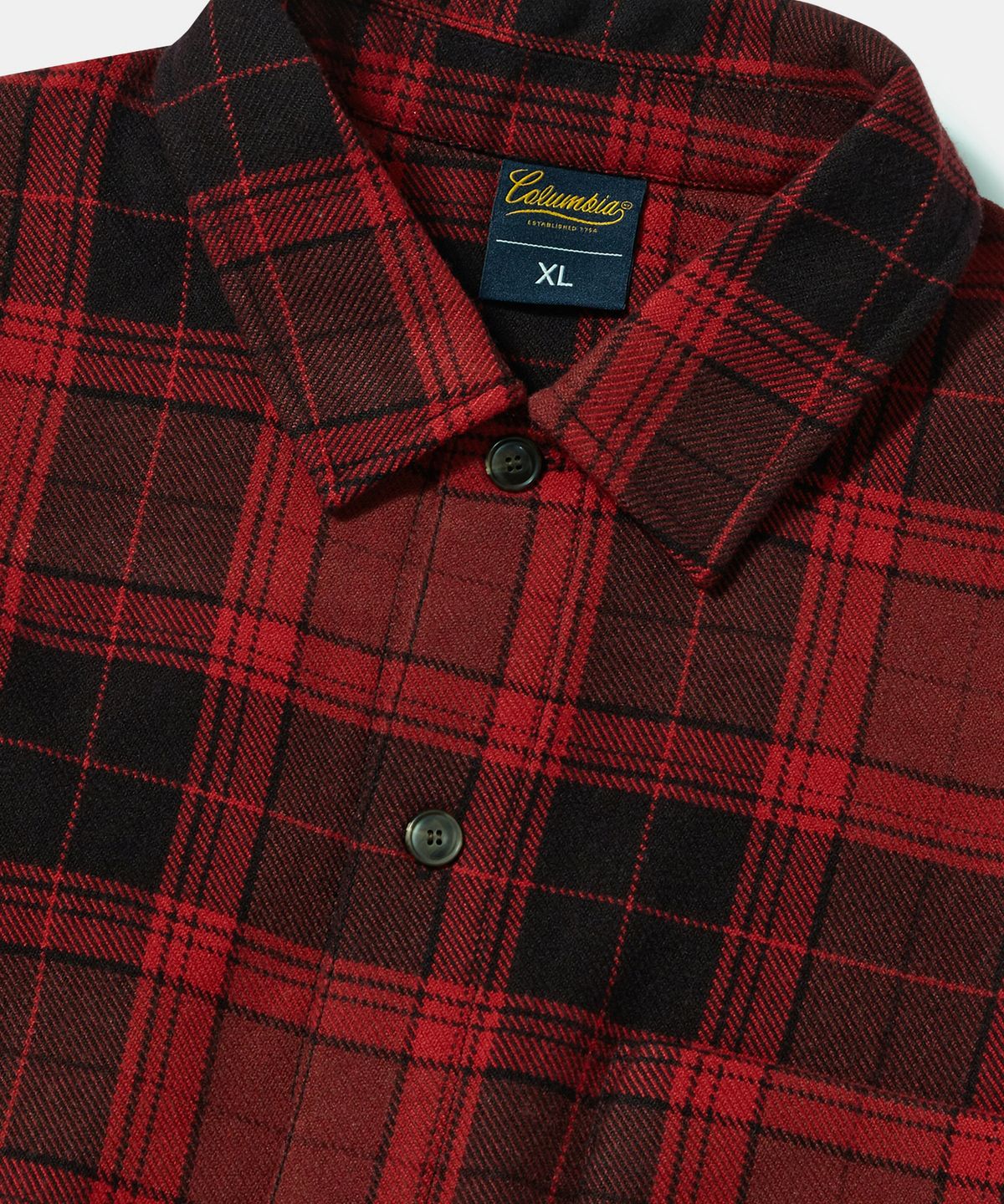 컬럼비아 유니버시티(COLUMBIA UNIVERSITY) NY STREET TAIL HEAVY CHECK SHIRTS_RED