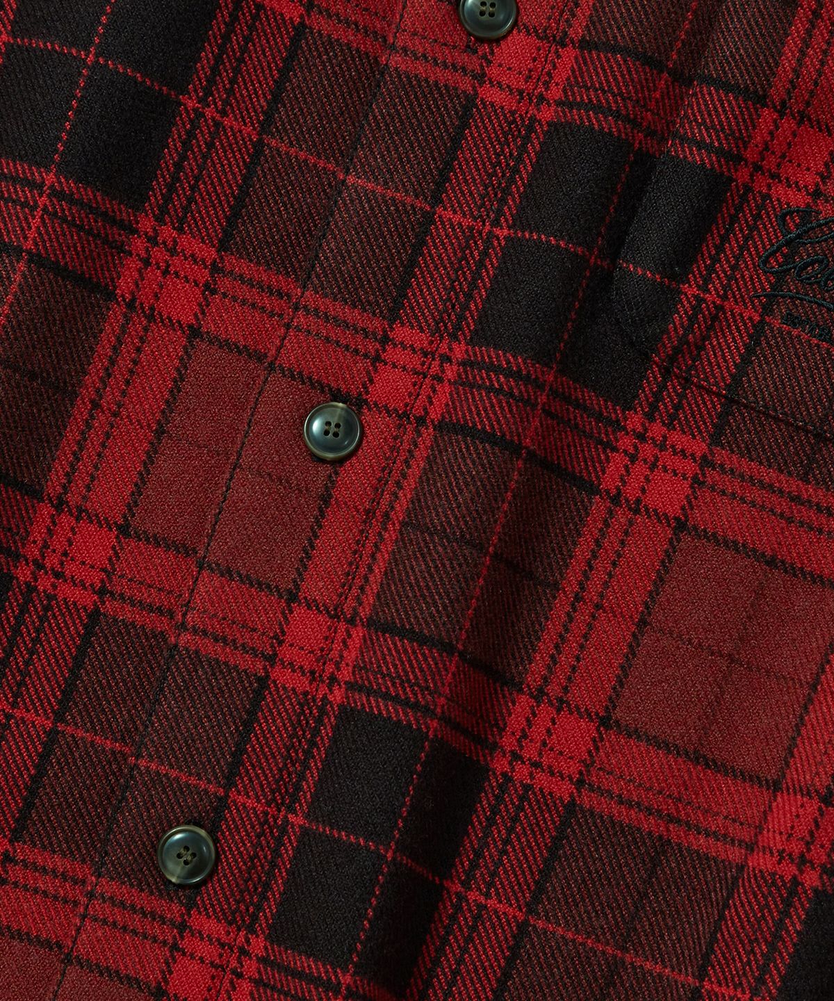 컬럼비아 유니버시티(COLUMBIA UNIVERSITY) NY STREET TAIL HEAVY CHECK SHIRTS_RED