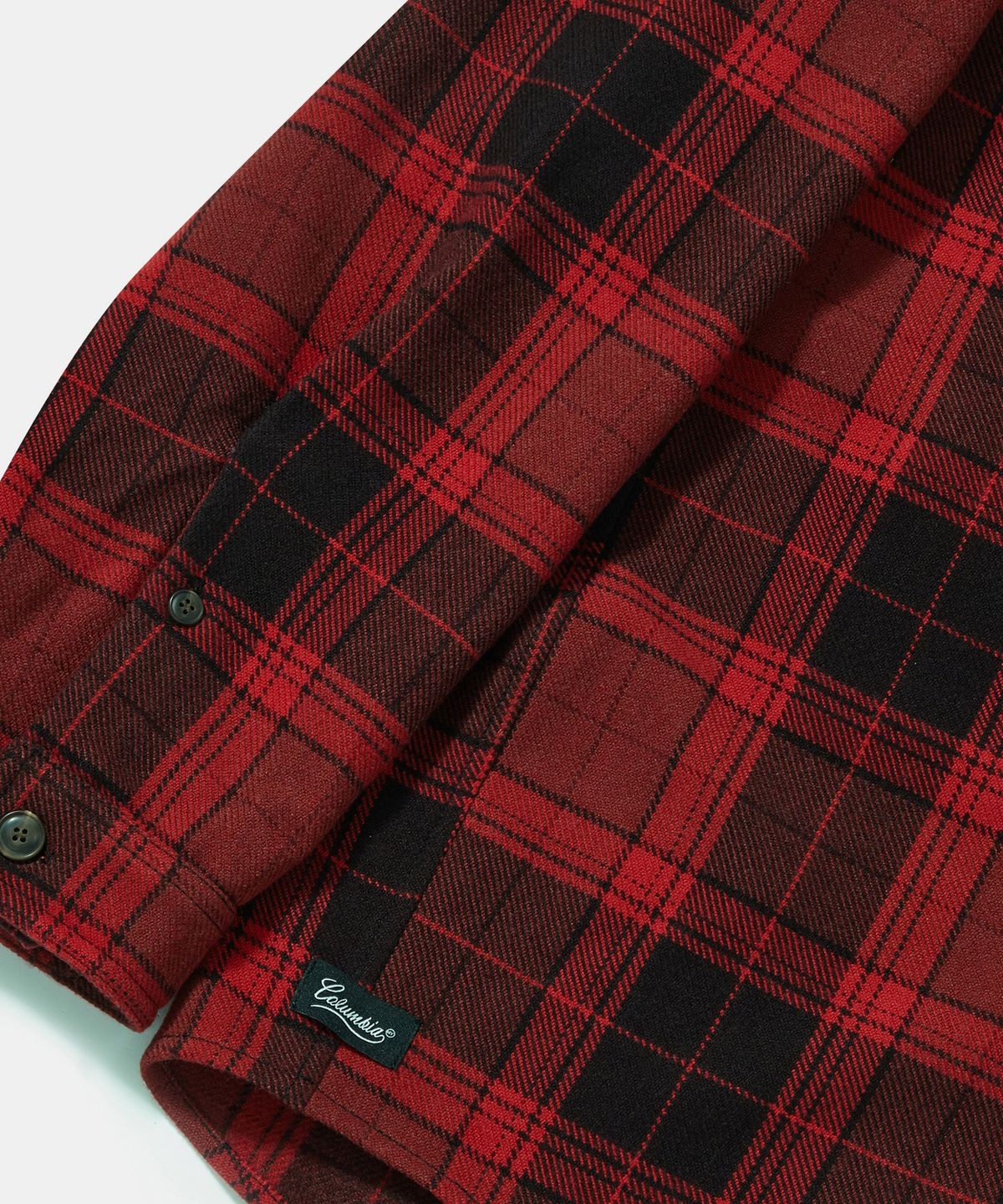 컬럼비아 유니버시티(COLUMBIA UNIVERSITY) NY STREET TAIL HEAVY CHECK SHIRTS_RED
