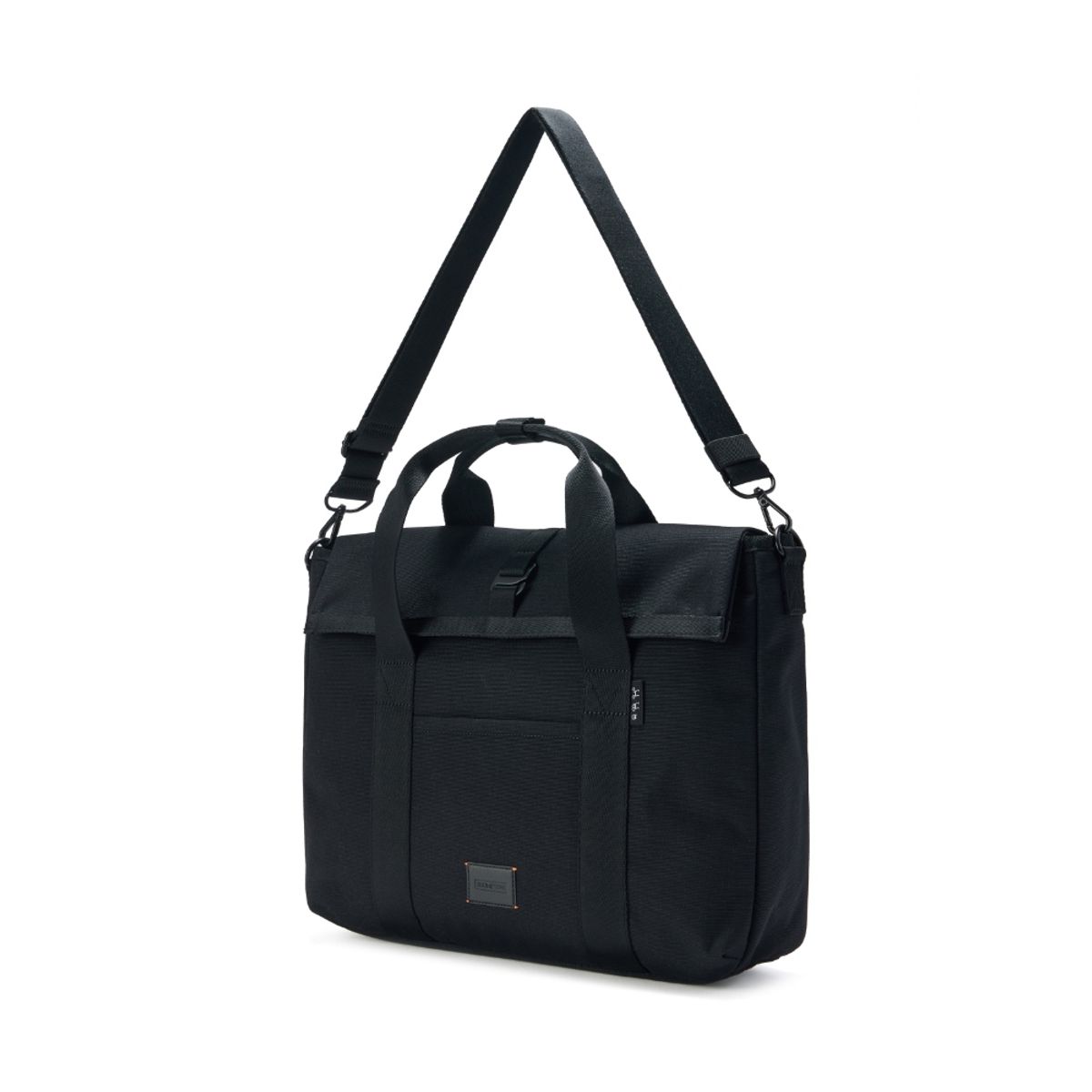 브롬톤 런던(BROMPTON LONDON) FLAP TOTEBAG - BLACK (P255ATO411)