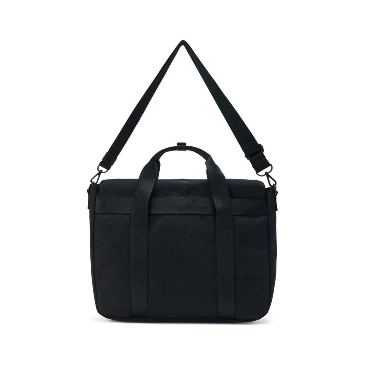 브롬톤 런던(BROMPTON LONDON) FLAP TOTEBAG - BLACK (P255ATO411)