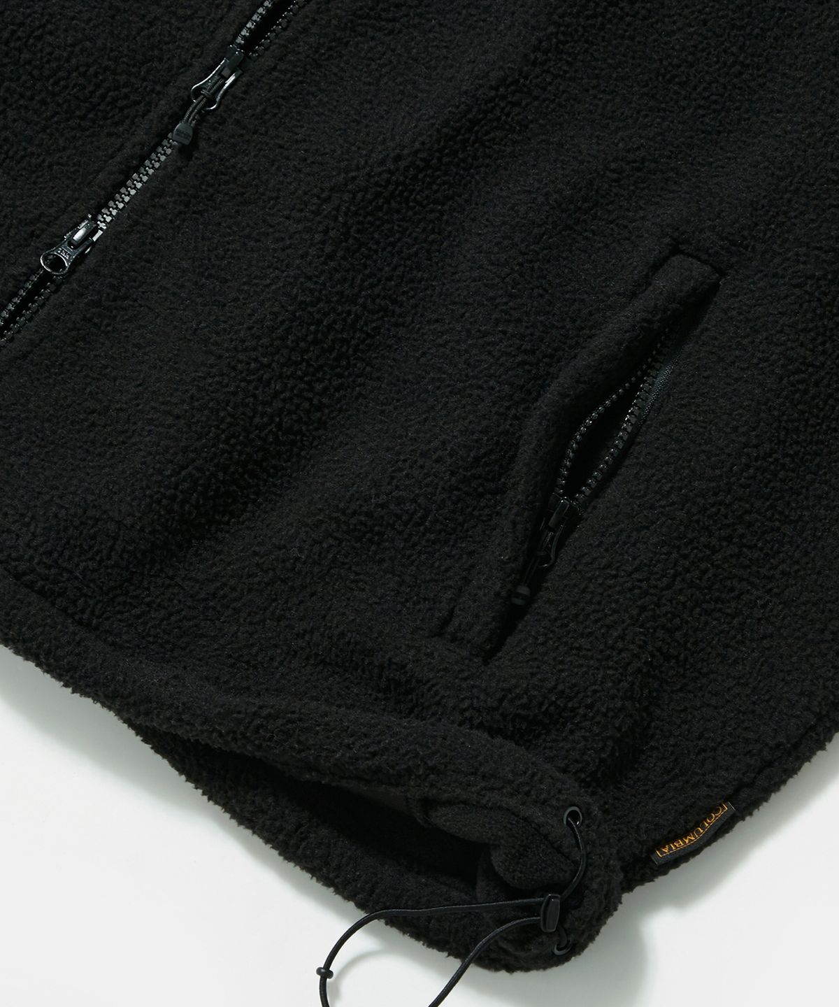컬럼비아 유니버시티(COLUMBIA UNIVERSITY) PANEL RAGLAN POLAR FLEECE ZIP-UP JACKET_BLACK