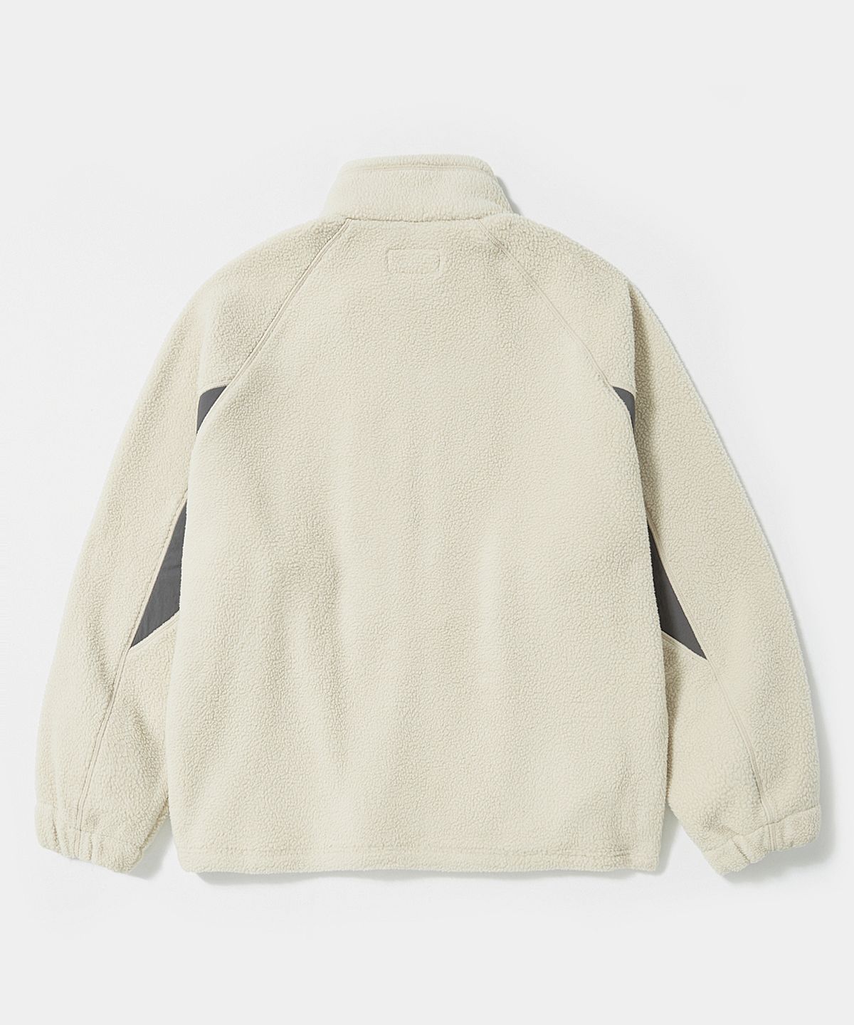 컬럼비아 유니버시티(COLUMBIA UNIVERSITY) PANEL RAGLAN POLAR FLEECE ZIP-UP JACKET_IVORY