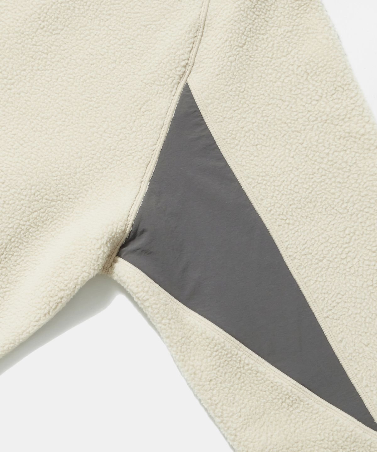 컬럼비아 유니버시티(COLUMBIA UNIVERSITY) PANEL RAGLAN POLAR FLEECE ZIP-UP JACKET_IVORY