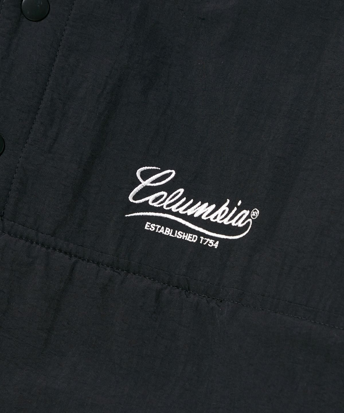 컬럼비아 유니버시티(COLUMBIA UNIVERSITY) NY STREET TAIL REVERSIBLE NYLON/PP ANORAK_BLACK