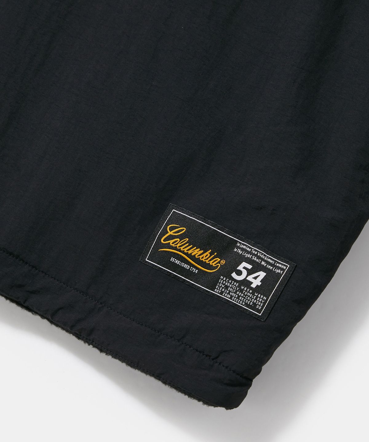 컬럼비아 유니버시티(COLUMBIA UNIVERSITY) NY STREET TAIL REVERSIBLE NYLON/PP ANORAK_BLACK