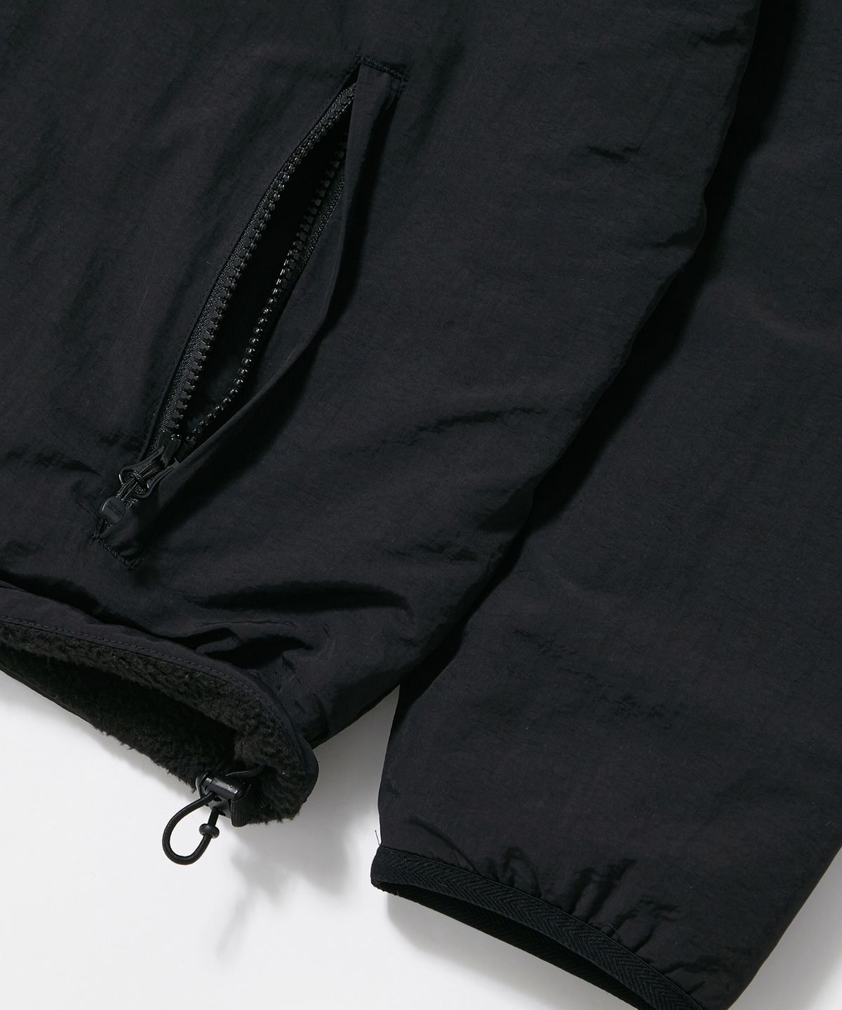 컬럼비아 유니버시티(COLUMBIA UNIVERSITY) NY STREET TAIL REVERSIBLE NYLON/PP ANORAK_BLACK