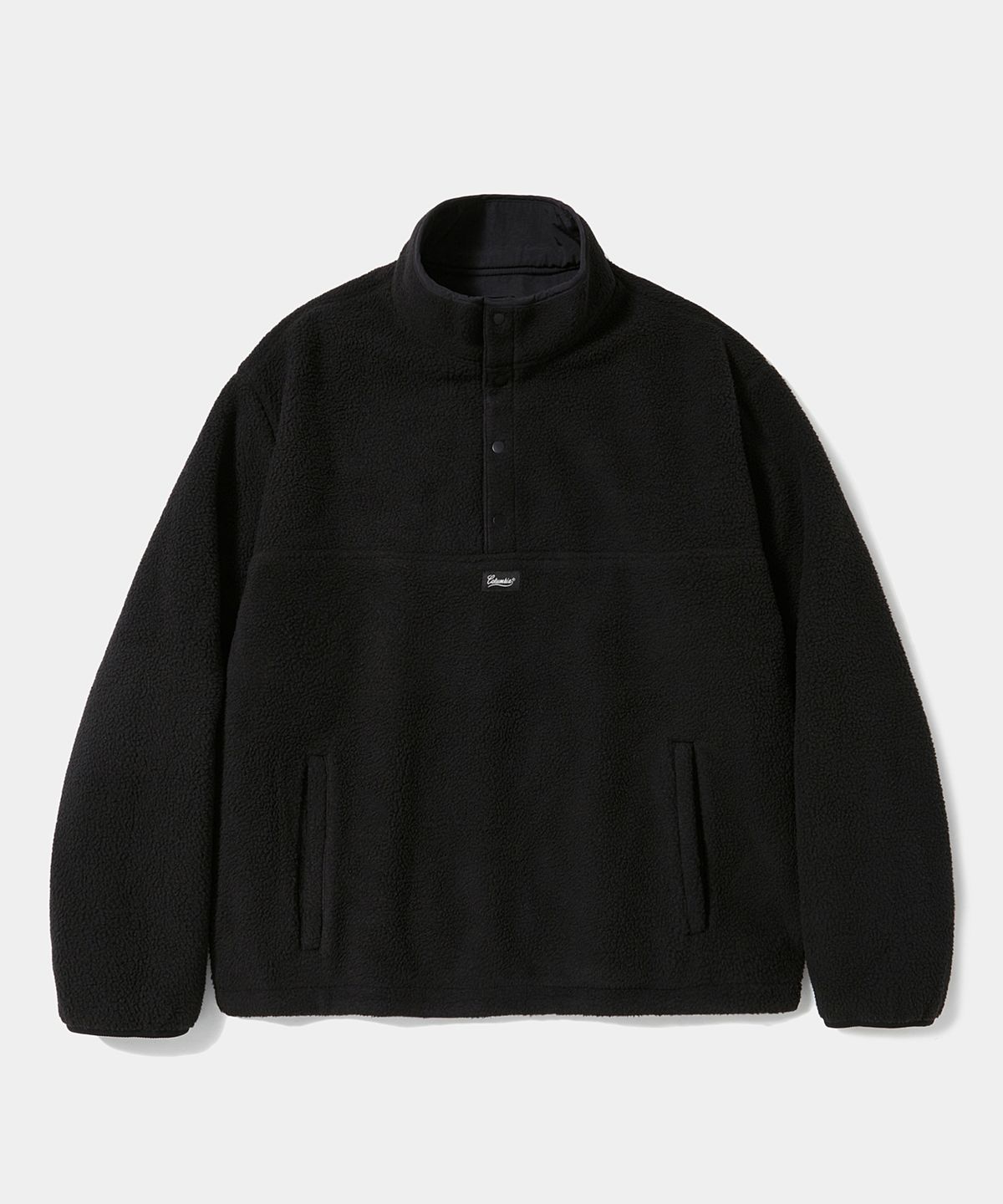 컬럼비아 유니버시티(COLUMBIA UNIVERSITY) NY STREET TAIL REVERSIBLE NYLON/PP ANORAK_BLACK