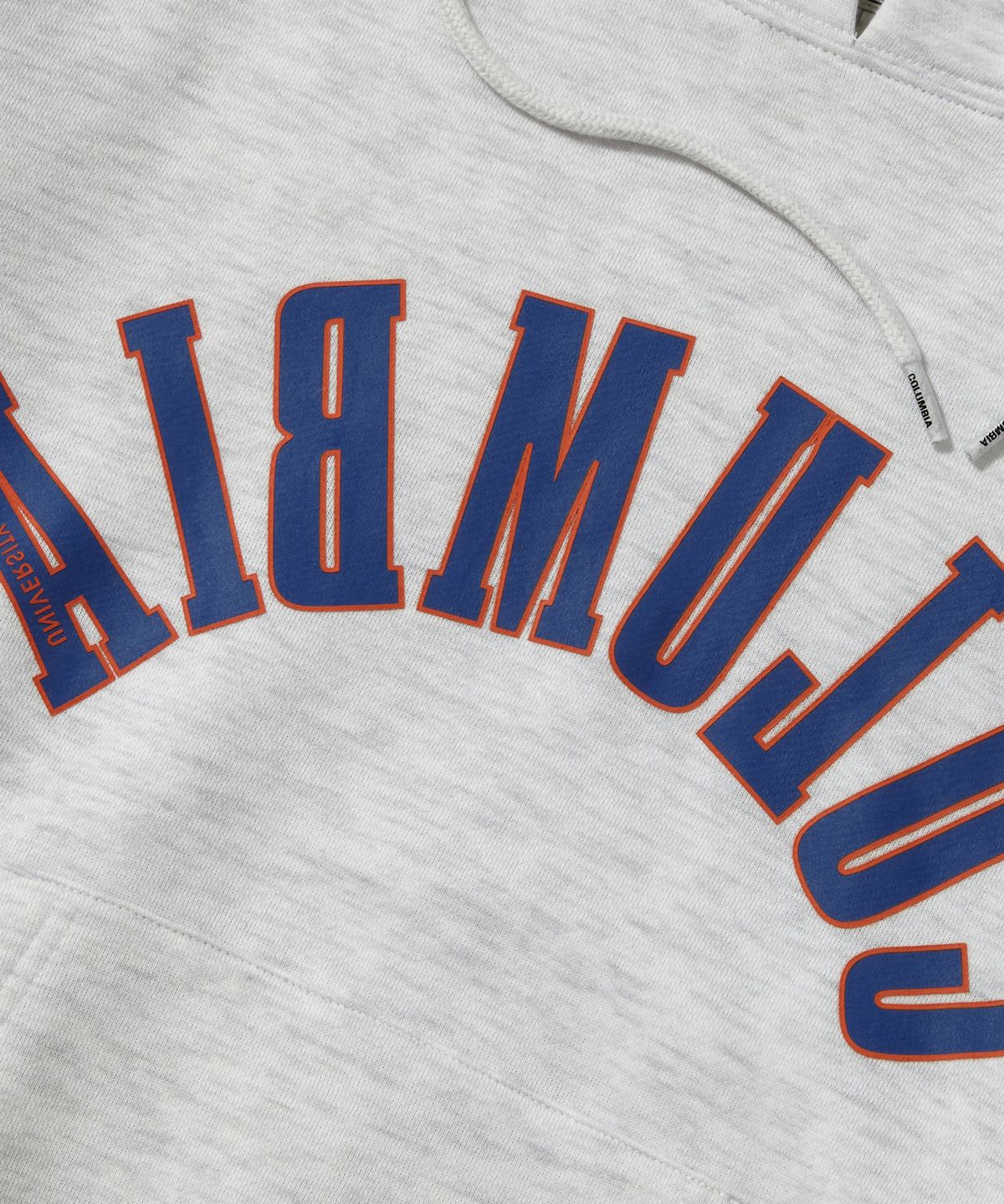 컬럼비아 유니버시티(COLUMBIA UNIVERSITY) REVERSE ARCH FLEECE WOMEN HOODIE_LIGHT MELANGE