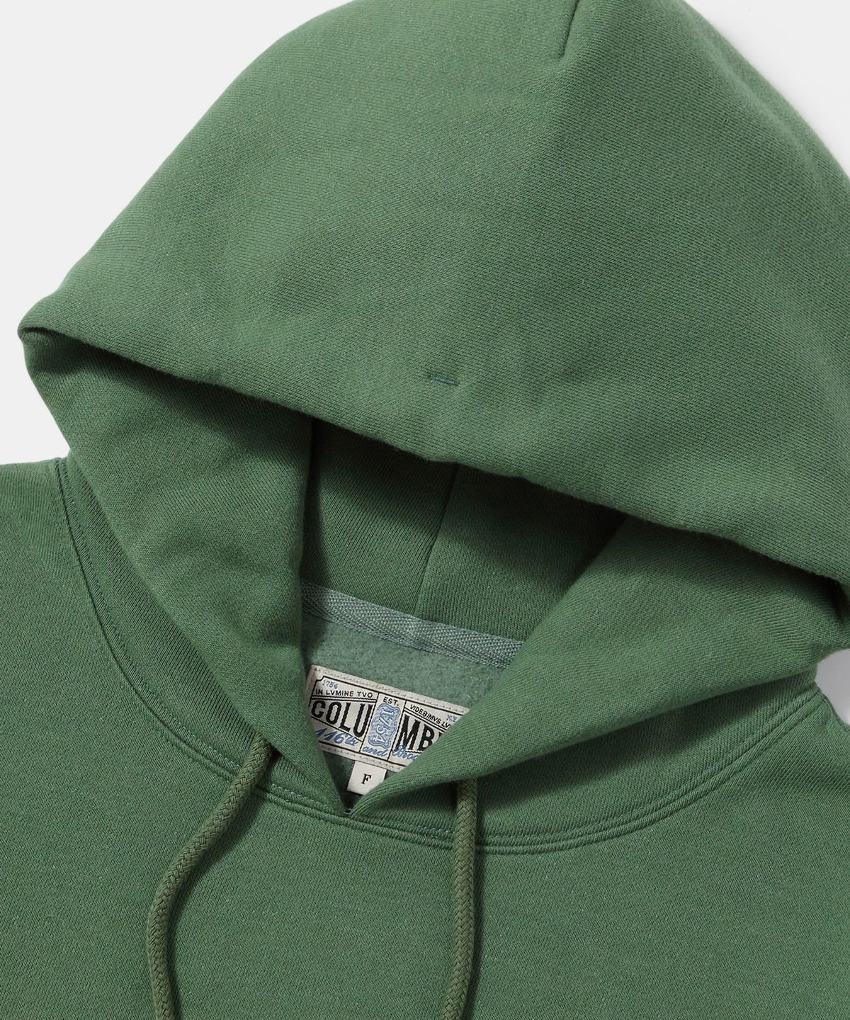 컬럼비아 유니버시티(COLUMBIA UNIVERSITY) REVERSE ARCH FLEECE WOMEN HOODIE_VINTAGE GREEN