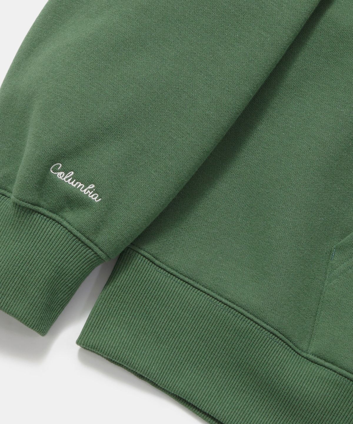 컬럼비아 유니버시티(COLUMBIA UNIVERSITY) REVERSE ARCH FLEECE WOMEN HOODIE_VINTAGE GREEN