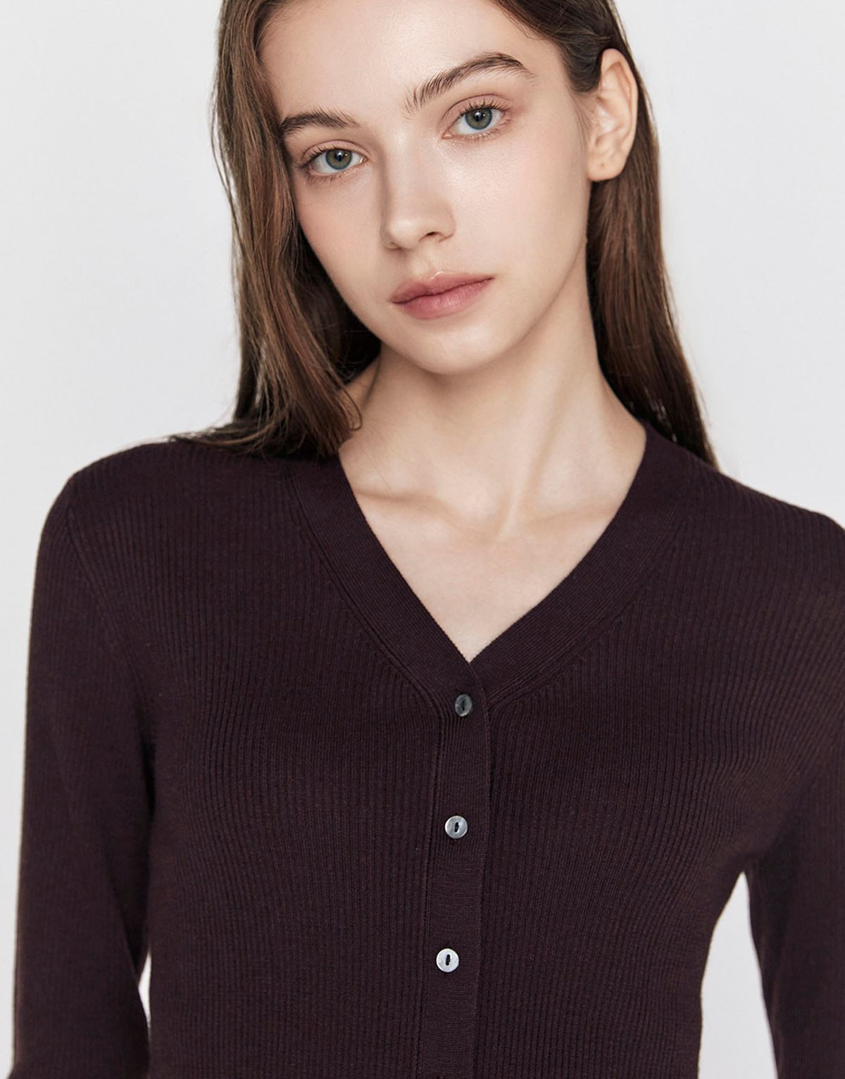 지오다노(GIORDANO) 골지 브이넥 가디건(14GG) 355904 [4color]