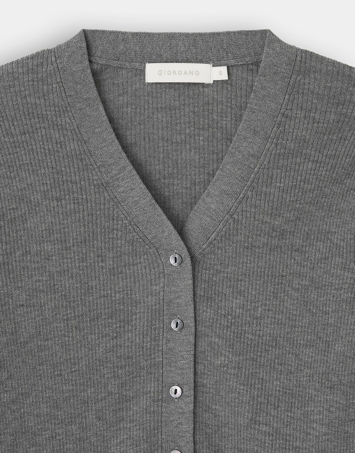 지오다노(GIORDANO) 골지 브이넥 가디건(14GG) 355904 [4color]