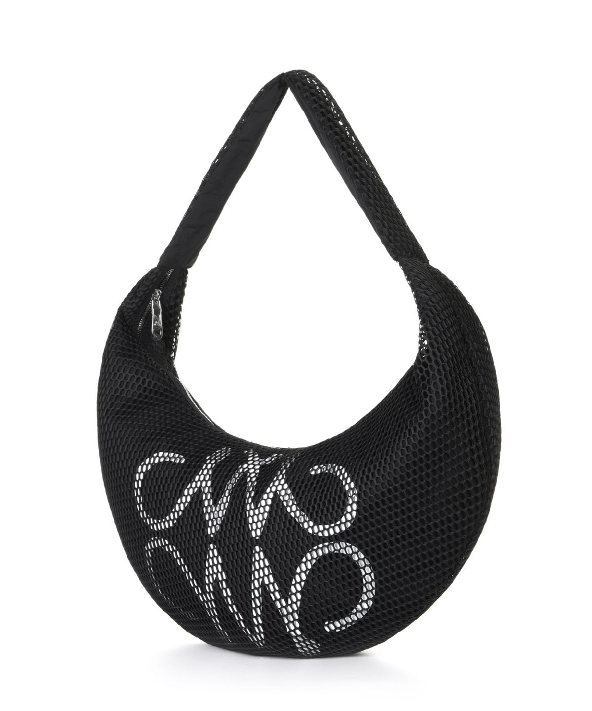 닉앤니콜(NICK&NICOLE) NET HALF MOON BAG_BLACK