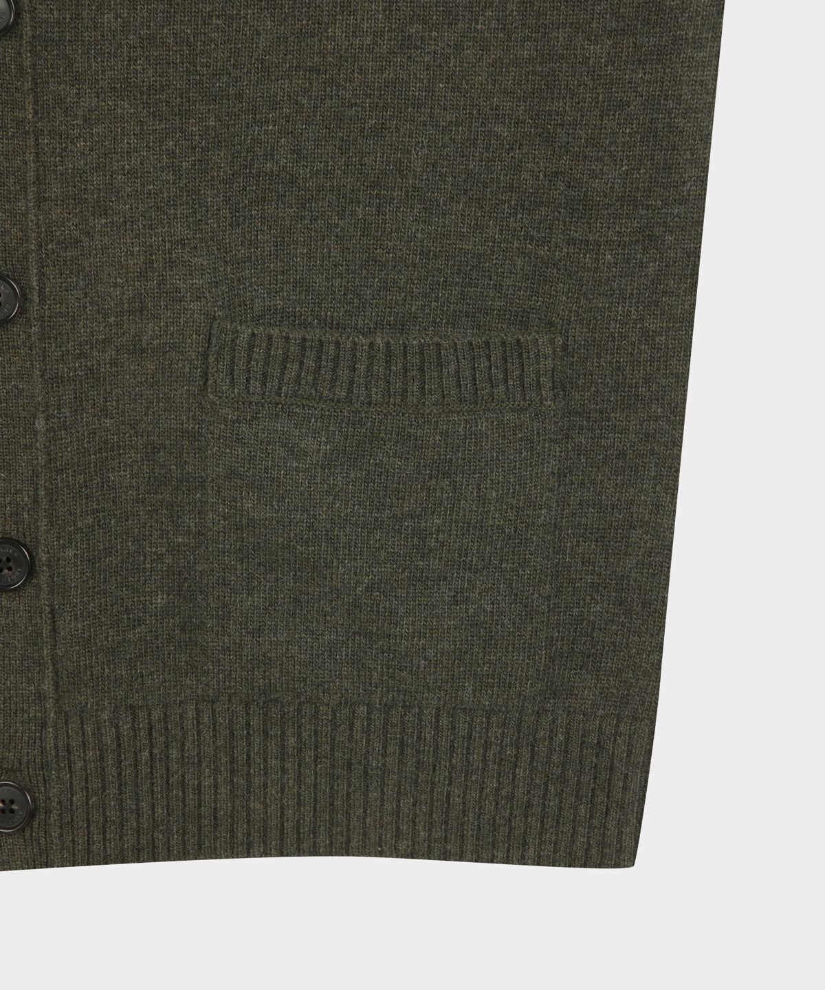 브룩스 브라더스(BROOKS BROTHERS) 울 가디건 (카키) (BBWCMBF405)