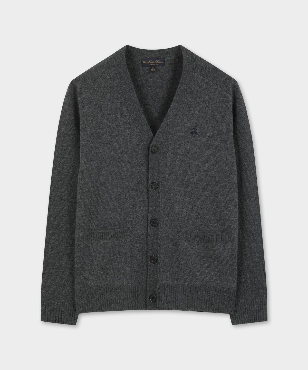 브룩스 브라더스(BROOKS BROTHERS) 울 가디건 (차콜) (BBWCMBF405)